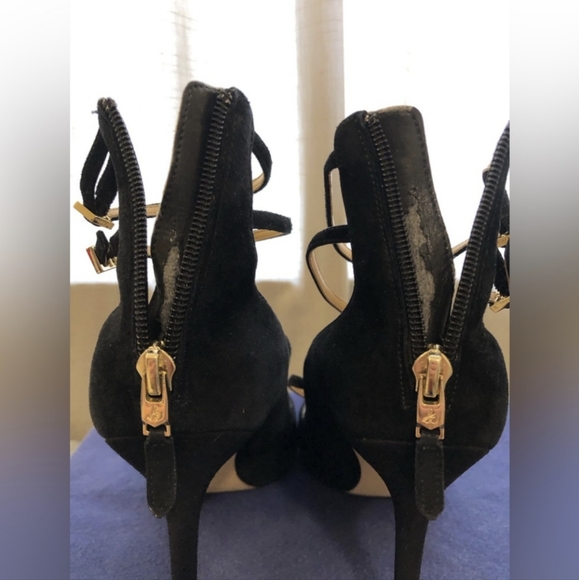 Sam Edelman Hayes Suede Strappy Heels - Picture 5 of 7